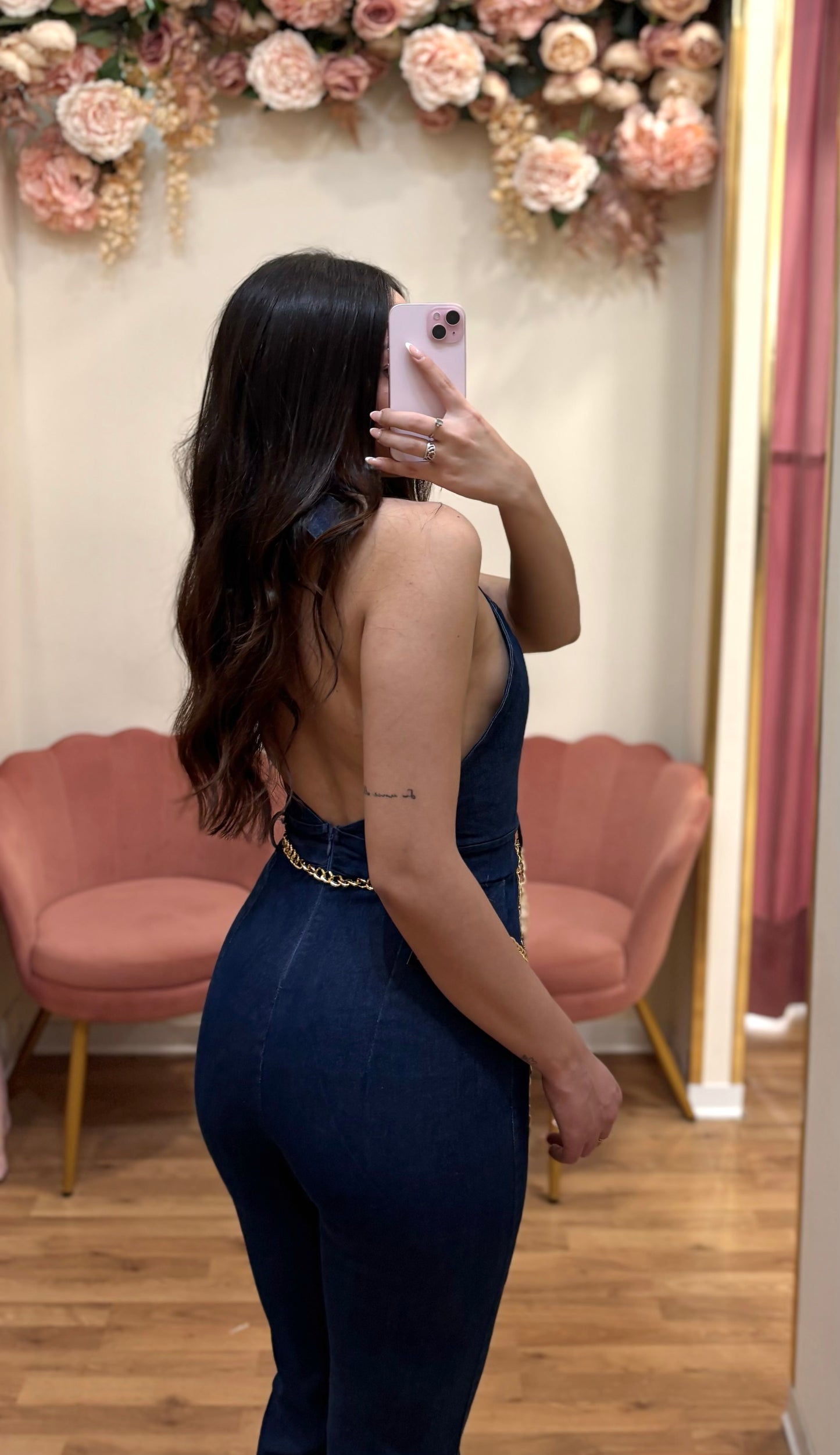 JUMPSUITE DENIM SCURO