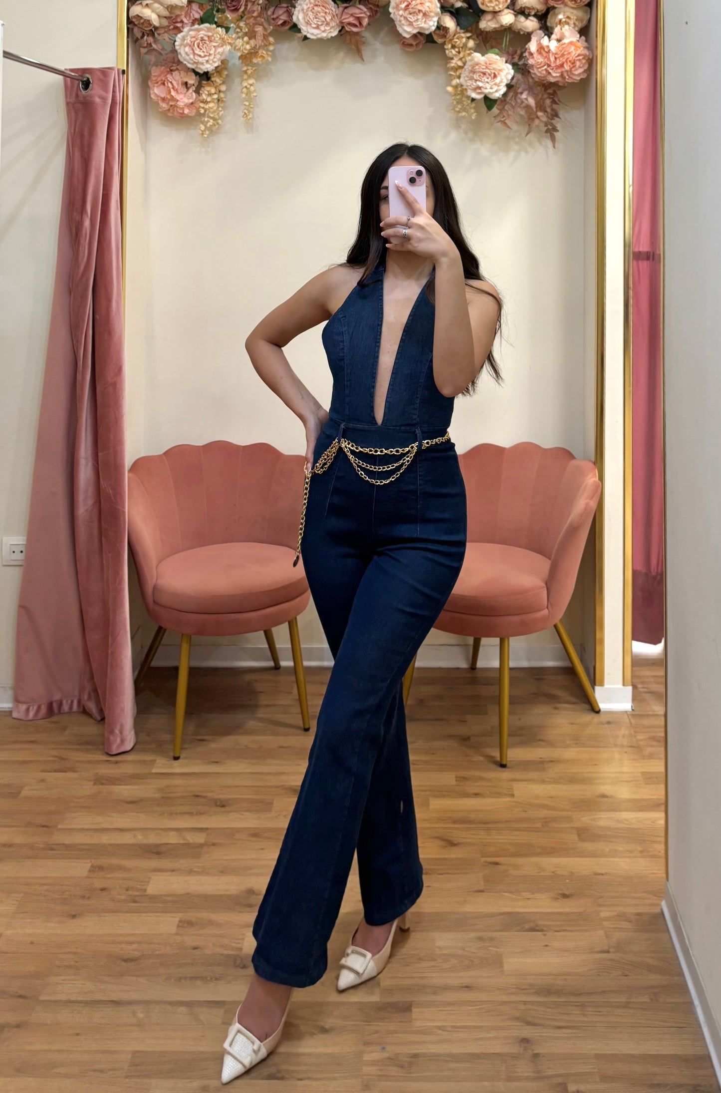 JUMPSUITE DENIM SCURO