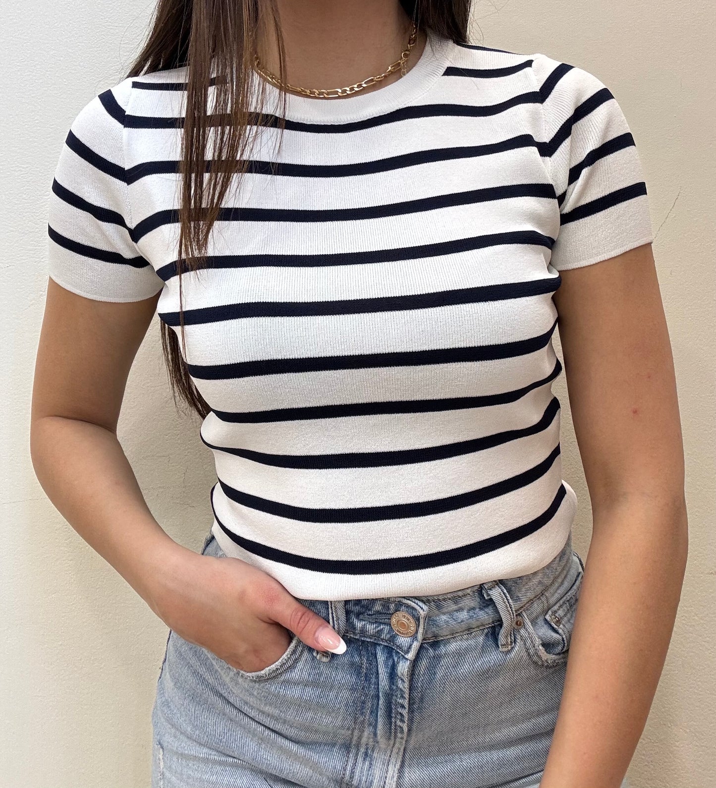 MAGLIA IN FILO RIGHE