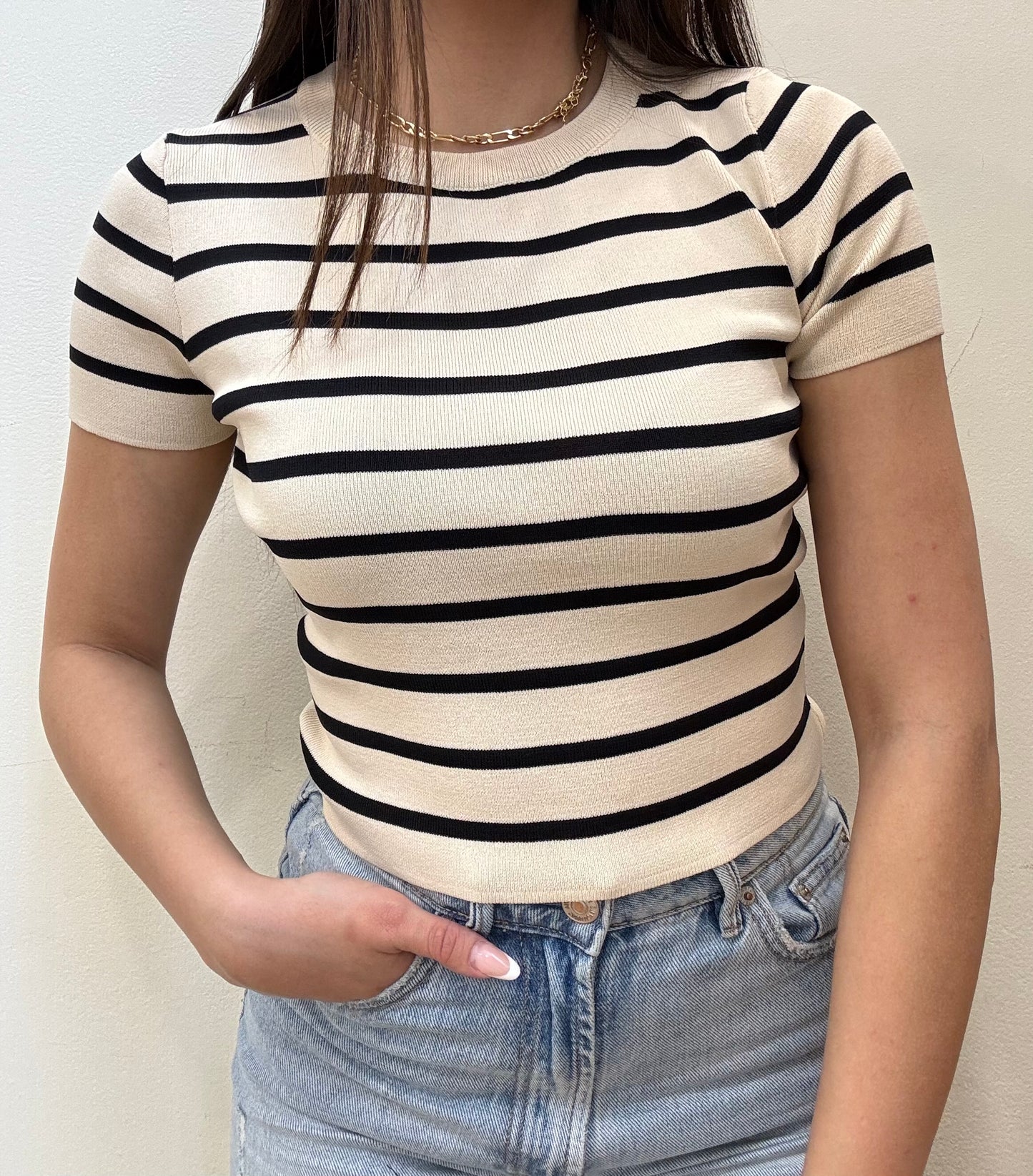 MAGLIA IN FILO RIGHE