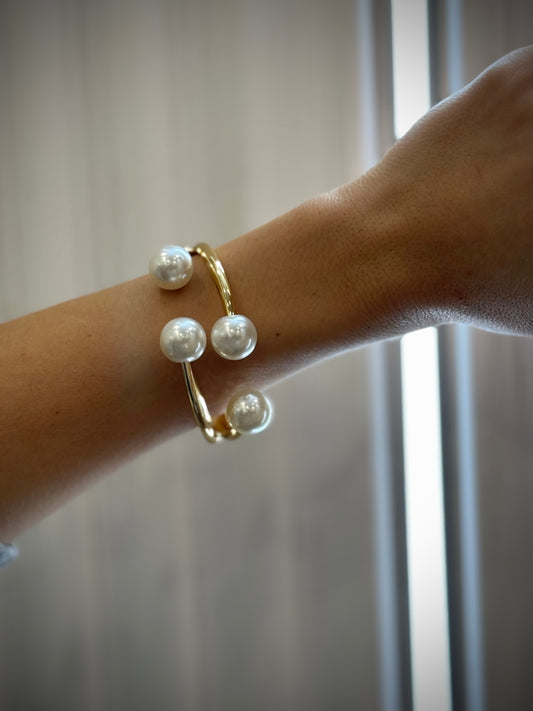 BRACCIALE DOPPIE PERLE