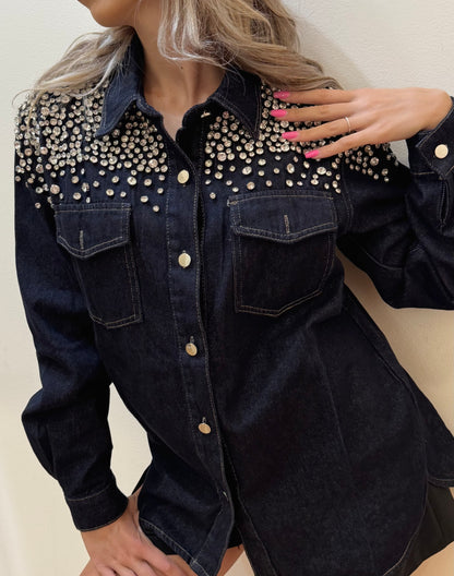 CAMICIA DENIM GIOIELLO