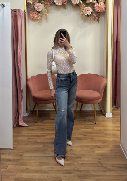 JEANS WIDE LEG