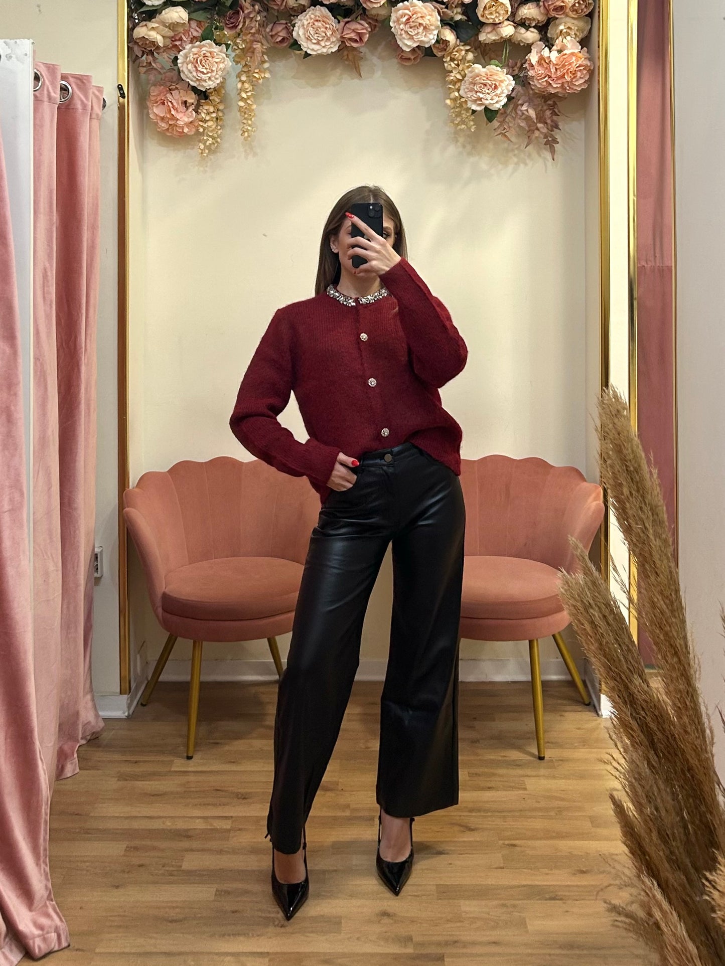 CARDIGAN COLLO GIOIELLO