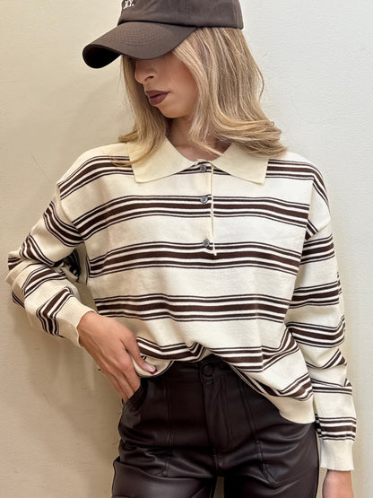 MAGLIA POLO RIGHE