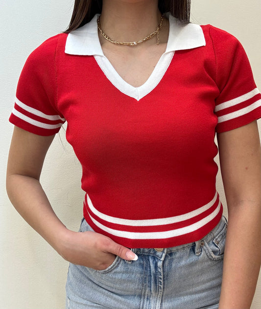 MAGLIA IN FILO SCOLLO V