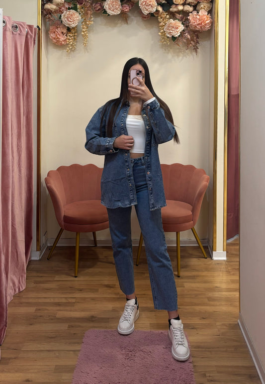 CAMICIONE IN JEANS