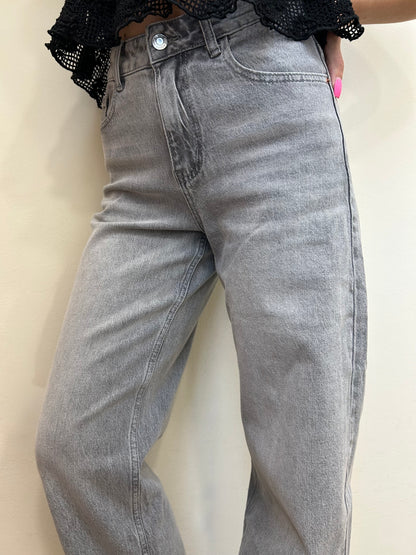 JEANS BANANA GRIGIO