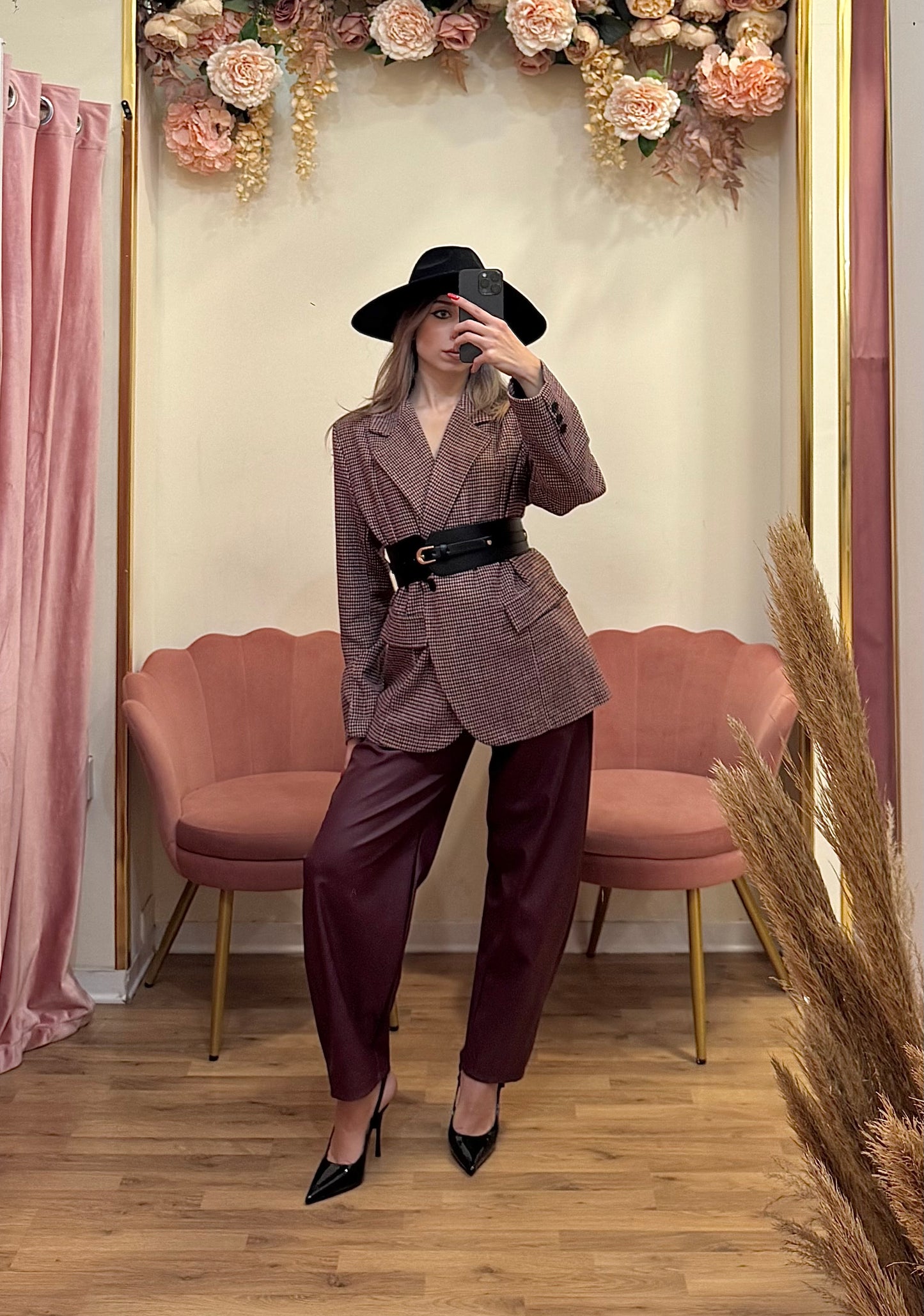 GIACCA OVER PIED DE POULE