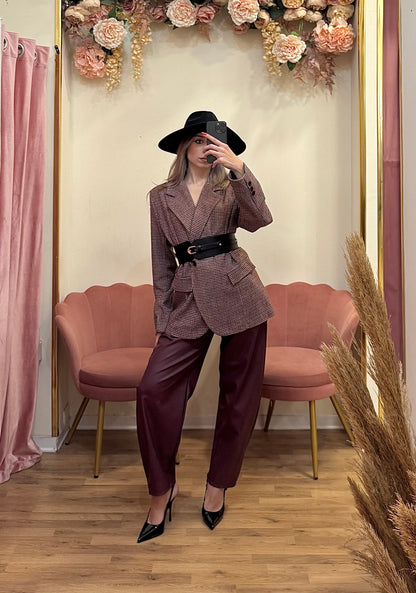 GIACCA OVER PIED DE POULE