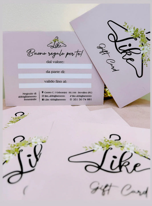 LIKE GIFT CARD 🎁