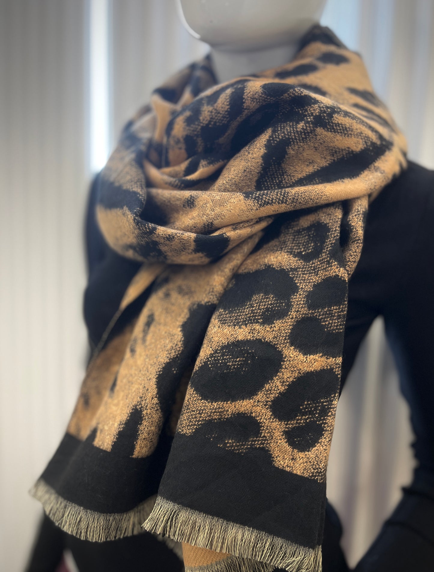 SCIARPA FANTASIA LEOPARDATA