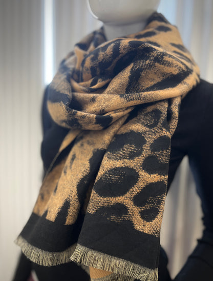 SCIARPA FANTASIA LEOPARDATA