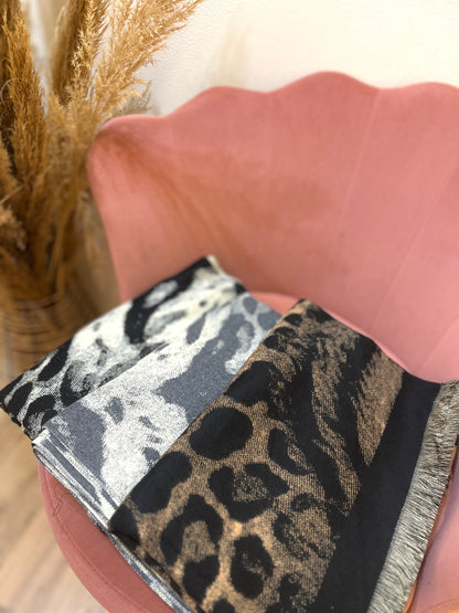 SCIARPA FANTASIA LEOPARDATA