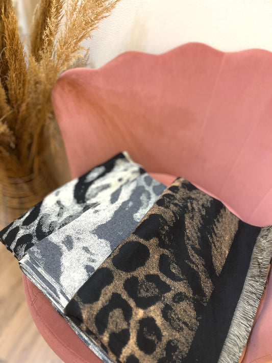 SCIARPA FANTASIA LEOPARDATA