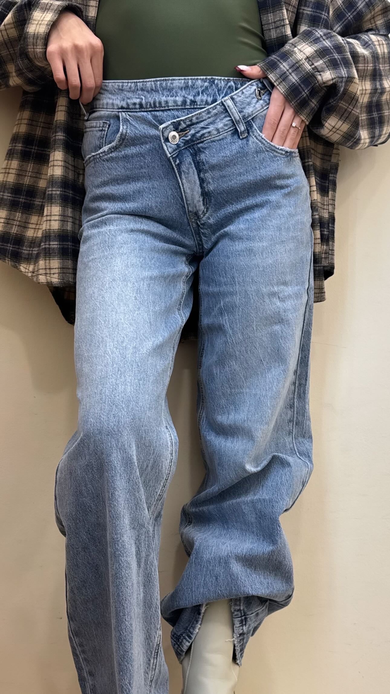 JEANS CHIUSURA LATERALE