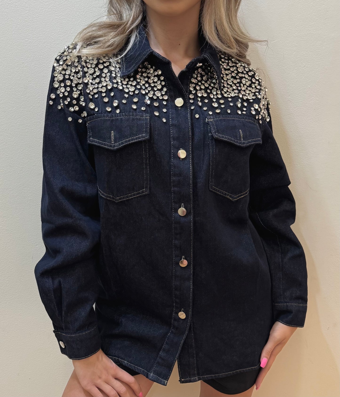 CAMICIA DENIM GIOIELLO